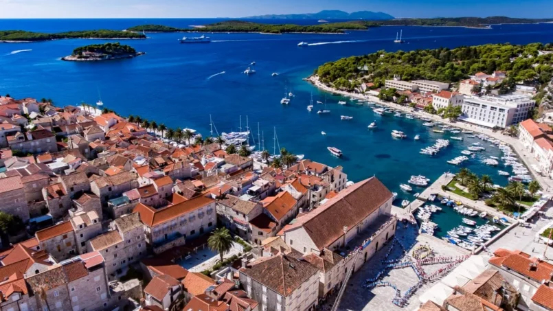 Day trip to the town of Hvar (island of Hvar)